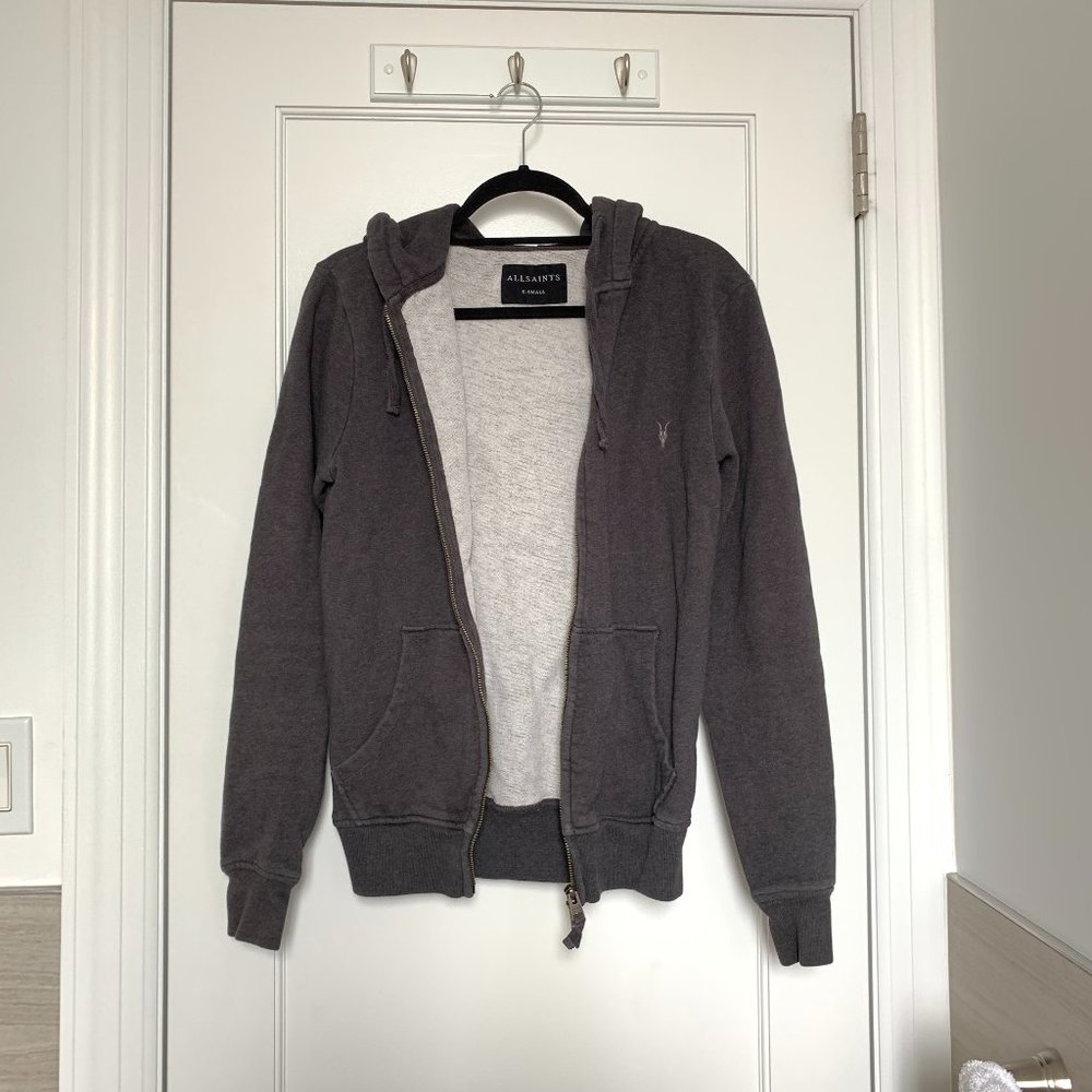 All Saints Zip Up Hoodie (Size Men's XS)